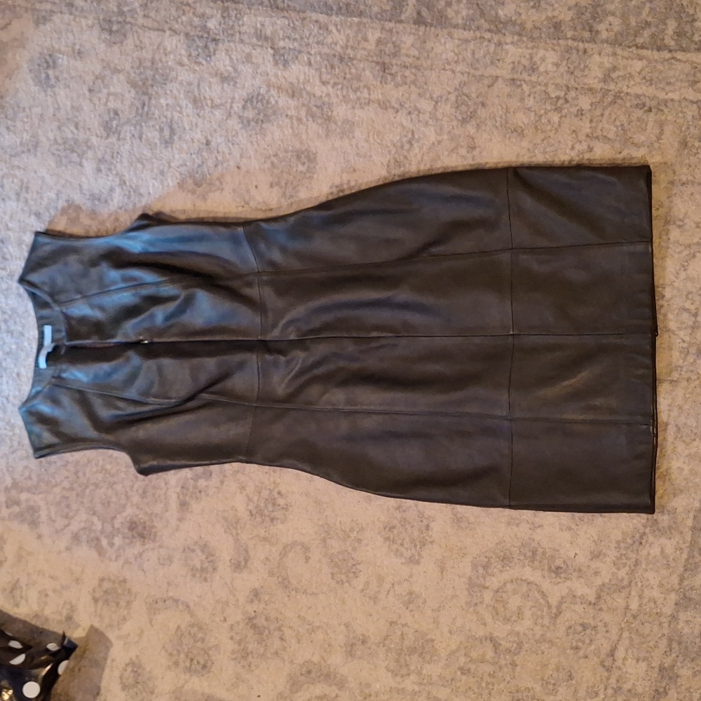 Antonio Melani Leather Dress
